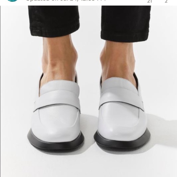 Camper Trisha heeled loafer 38 contemporary futuristic minimalist - Picture 2 of 14